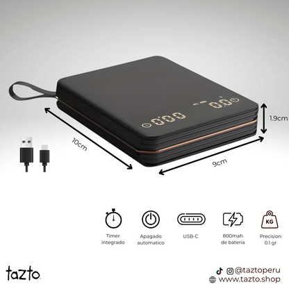 Balanza espresso con timer