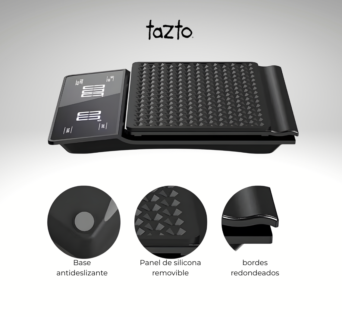 BrewScale Black – Balanza Profesional con Timer